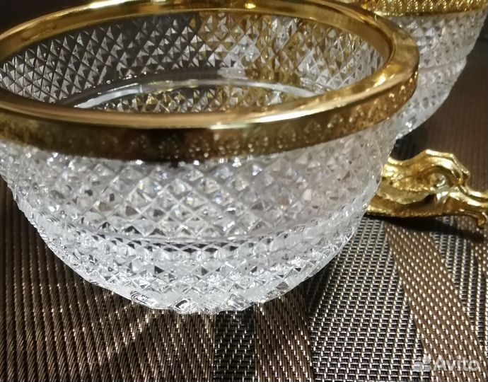 Ваза конфетница Чехия, Богемия