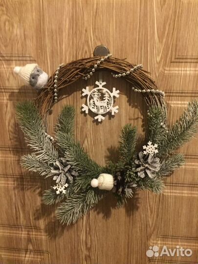 Новогодний венок)