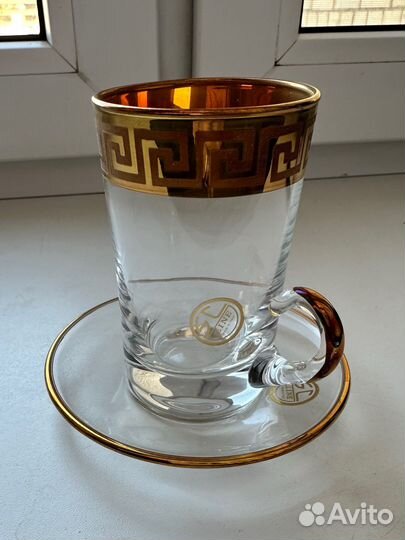 Хрустальный кофейный набор Италия