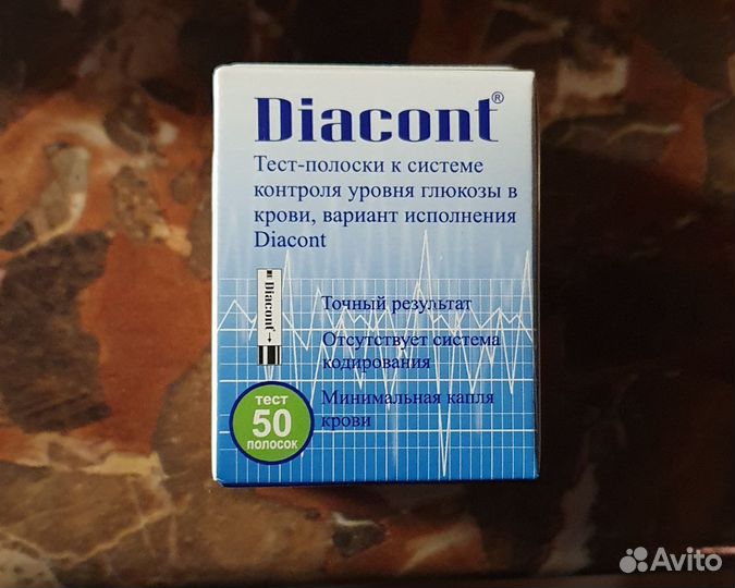 Тест полоски диаконт diacont