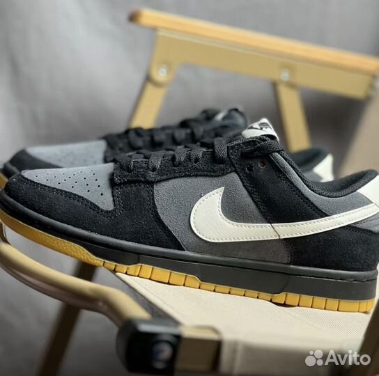 Nike Dunk Low Black Grey Gum Оригинал