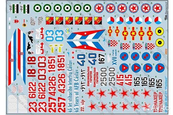 Декали на сборные модели от Бегемот