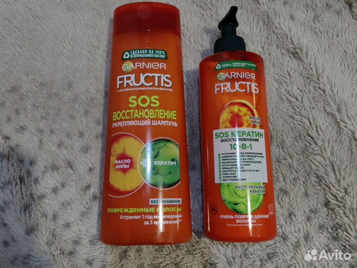 Garnier fructis шампунь бальзам