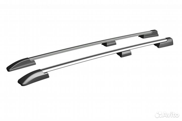 Рейлинги на крышу УАЗ Патриот Пт, серые