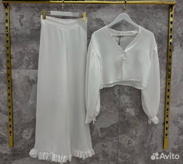 Костюм двойка женский лен