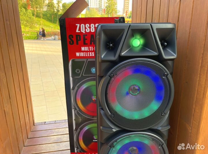 Портативная музыкальная блютуз колонка