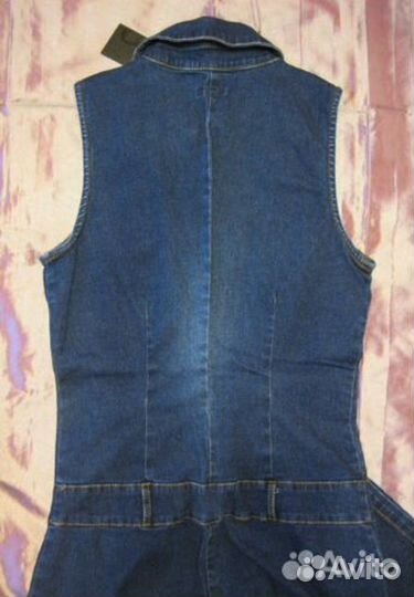Комбинезон джинсовый на р42-44 