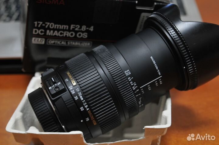 Объектив Sigma17-70mm 1:2.8-4 DC macro OS HSM