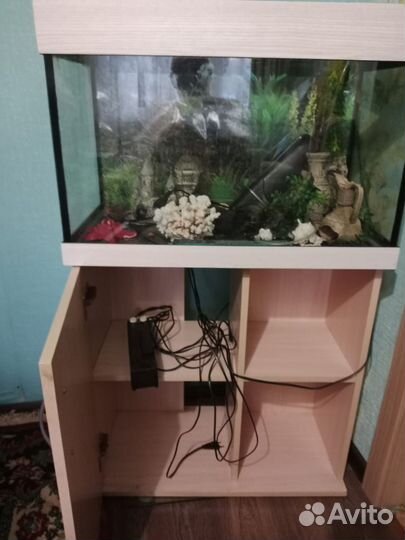 Аквариум с тумбой бу