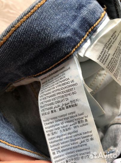 Calvin Klein Jeans новые джинсы оригинал