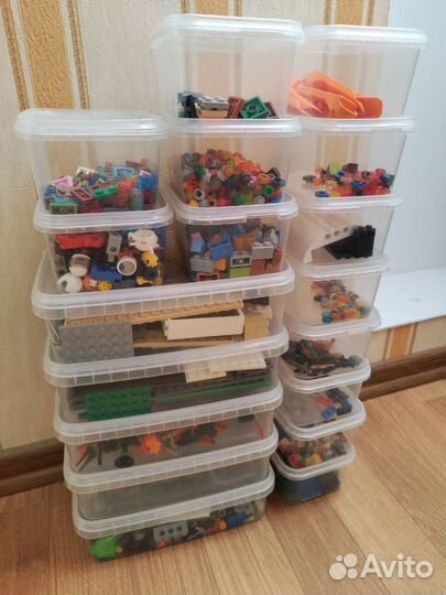 Лего оригинал россыпью, разложено по деталям