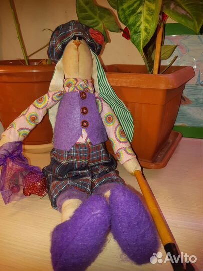 Мягкий заяц-садовник,милашка)