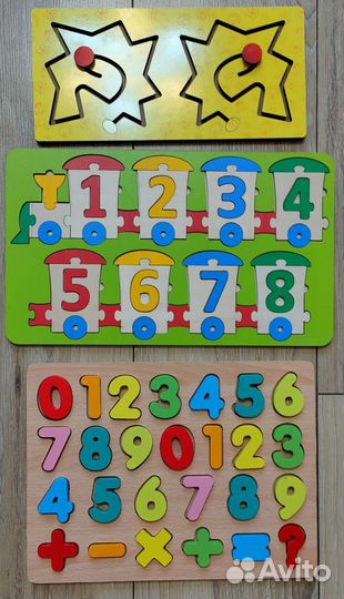 Развивающие деревянные игрушки