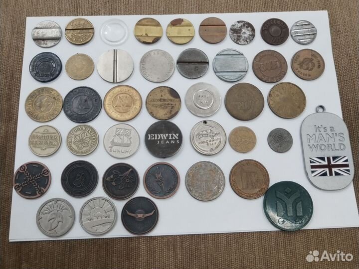 Жетоны метро, тлф, игровые