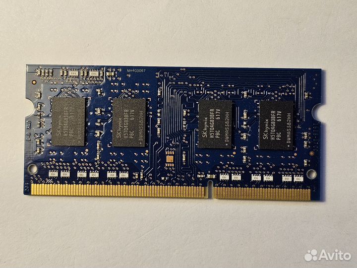 Оперативная память RAM sodimm DDR3 4 гб Kingston