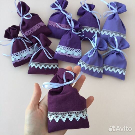 Подарочные мешочки с сухой лавандой (саше)