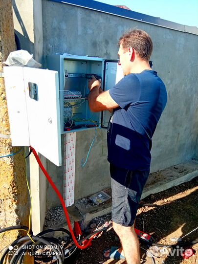 Услуги электрика. Разводка электрики под ключ