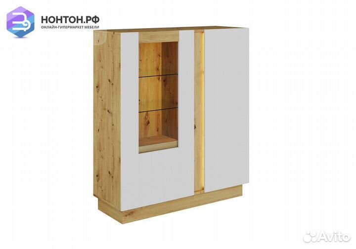 Комод modoкд-3 артизан / белый матовый