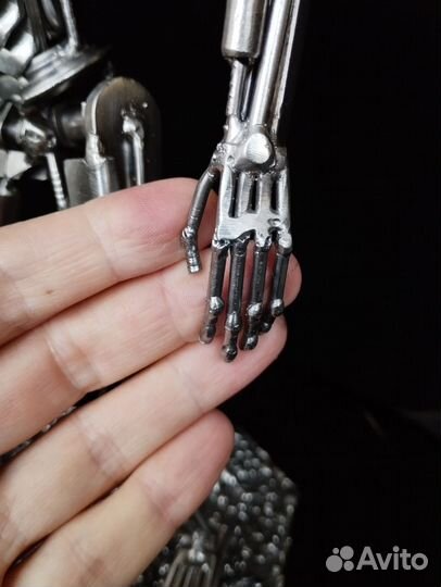 Терминатор Т-800, фигурка, скульптура, стимпанк