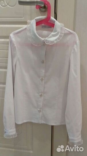 Блузка школьная белая 146,158