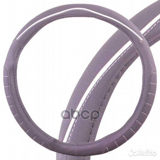 Оплетка skyway Combo-1 L Серо/белая экокожа S01