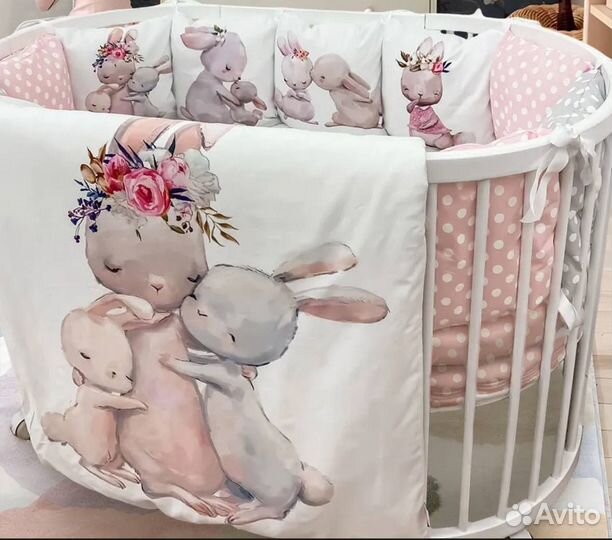 Бортики в детскую кроватку