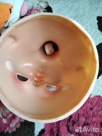 Голова куклы Лиля, с дефектами