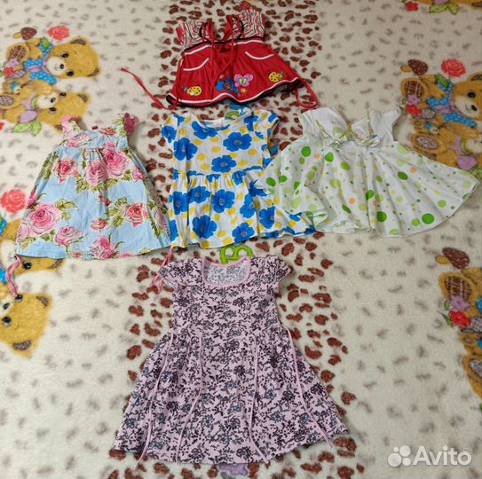 2пакета вещей на девочку 74-80