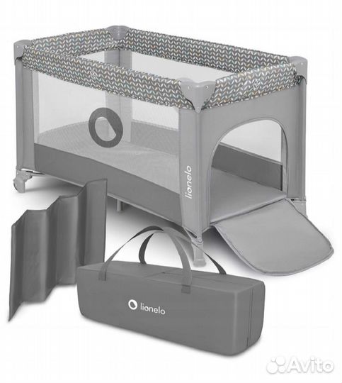 Манеж детский Lionelo Stefi Grey