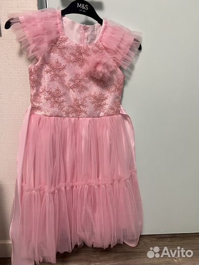 Нарядное платье для девочки 128