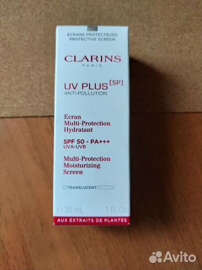 Крем-гель солнцезащитный Clarins для лица 30 мл