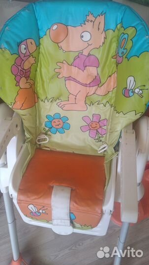 Стульчик для кормления chicco polly