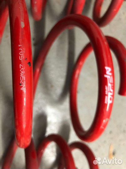Японские спортивные пружины на toyota prius
