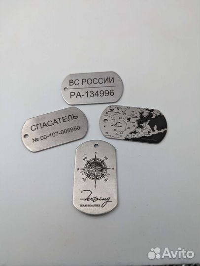 Армейские жетоны под гравировку