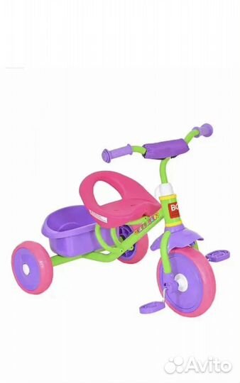 Велосипед berger werter трехколесный розовый
