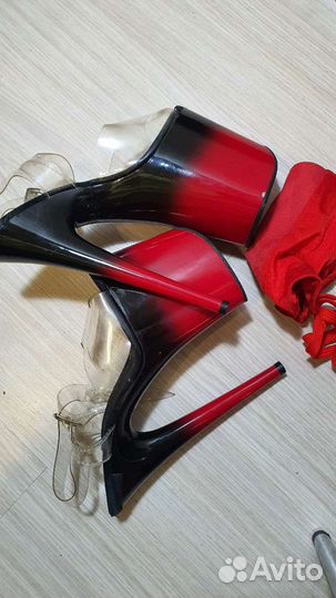 Стрипы38рр+защита для highheels, pleaser