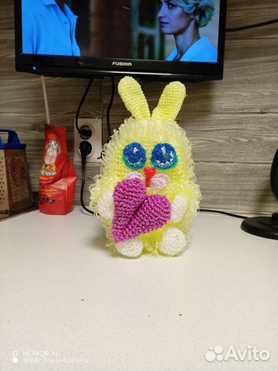 Мочалка ручной работы