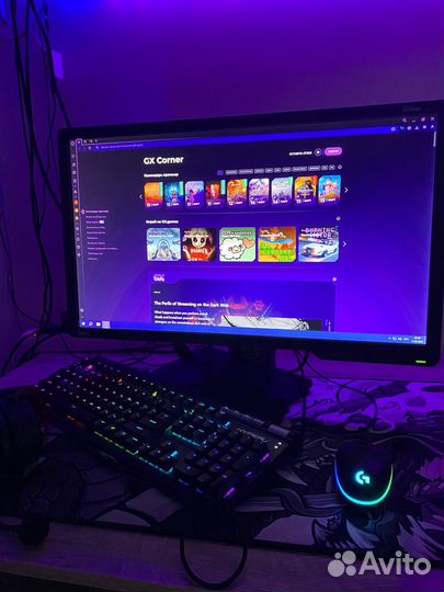 Игровой компьютер с девайсами