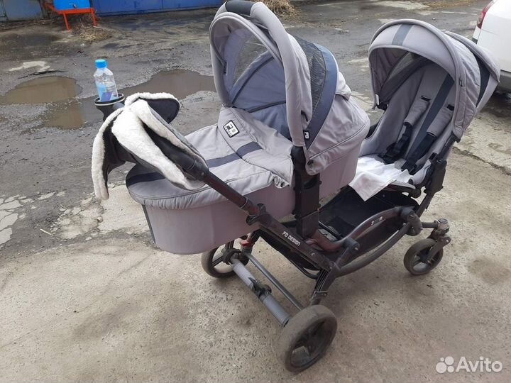 Коляска для двойни 2 в 1