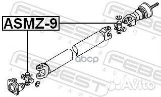 Крестовина карданного вала 26.5x48x71 asmz-9