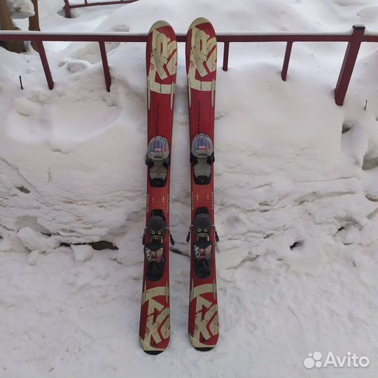 Горные лыжи детские с креплениями