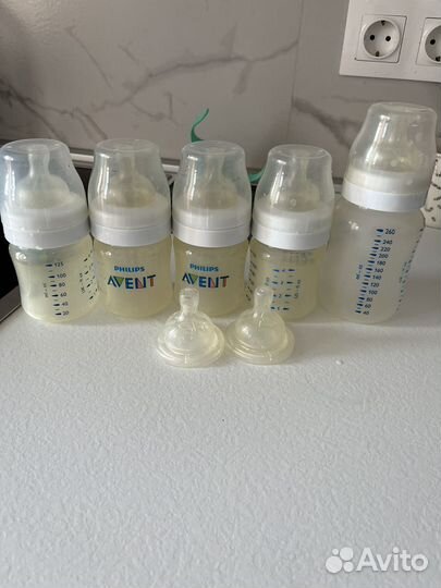Бутылочки avent 125, 260