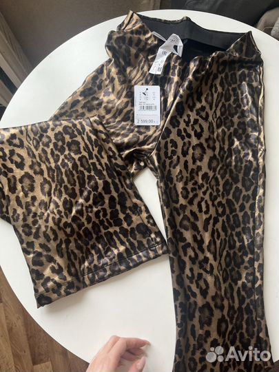 Леопардовые брюки