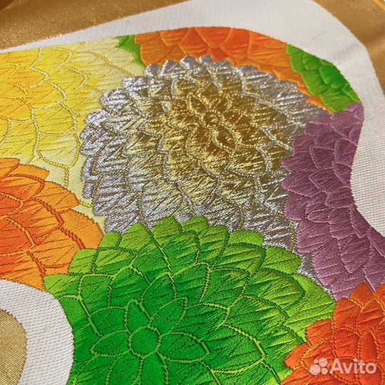 Пояс фукуро оби из Японии к кимоно винтаж