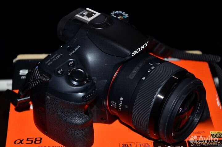 Зеркальный фотоаппарат sony a58