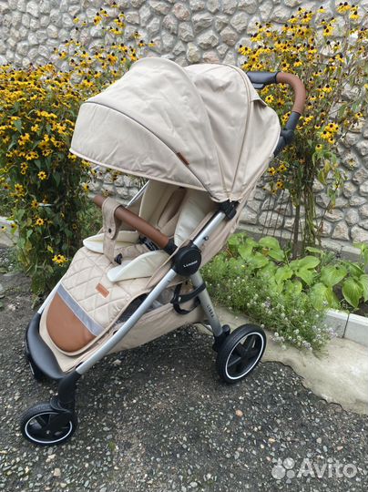Коляска luxmom libra (беж на серебре )