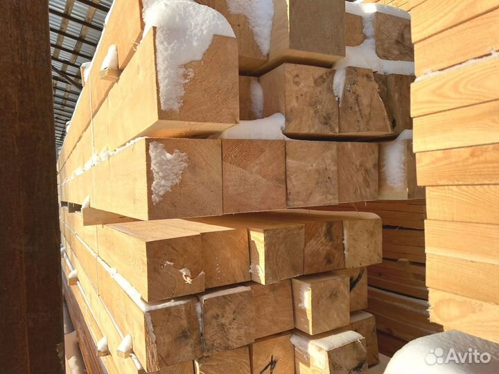 Брус обрезной 150х150х6000мм от производителя