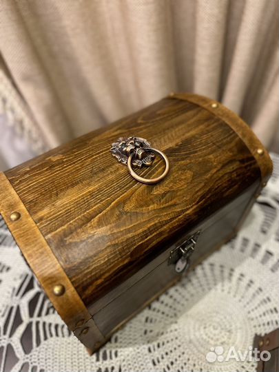 Сундучок деревянный, ручная работа
