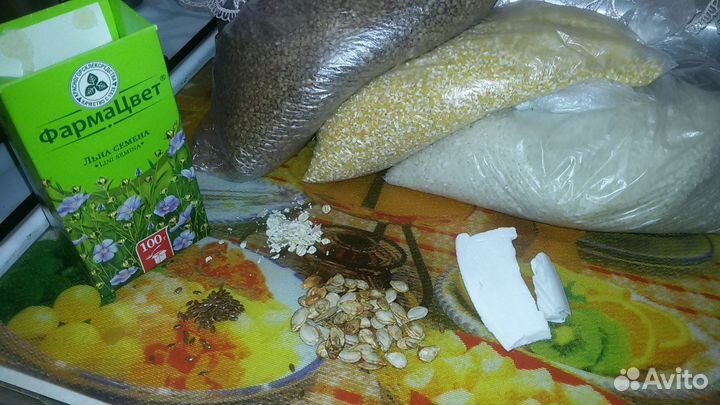 Корм, зерносмесь, еда для улиток ахатин