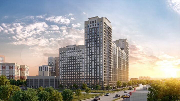 2-к. квартира, 61,6 м², 25/25 эт.